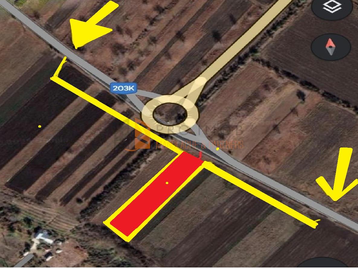 Teren intravilan 2461 mp zona Vadu pasii Nod rutier Autostrada A7