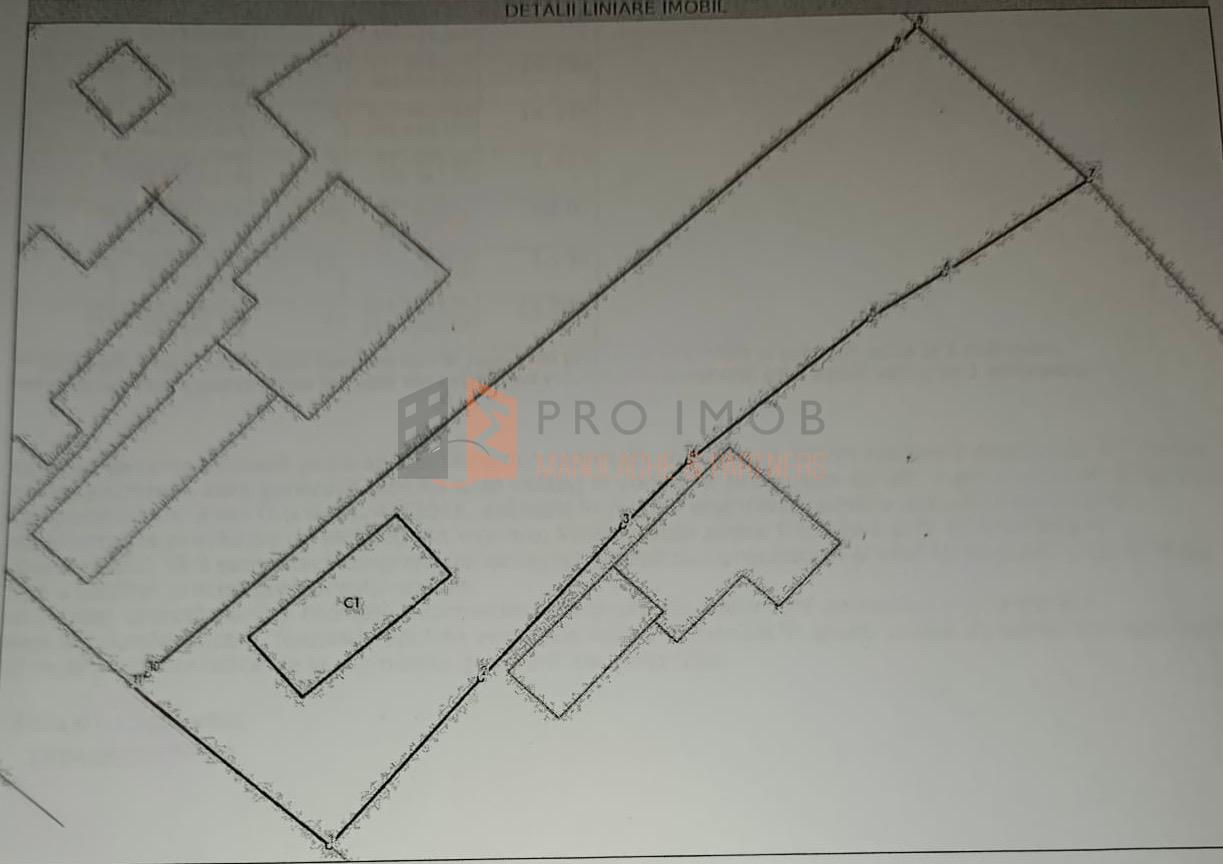 Teren intravilan+casa demolabila zona Merei
